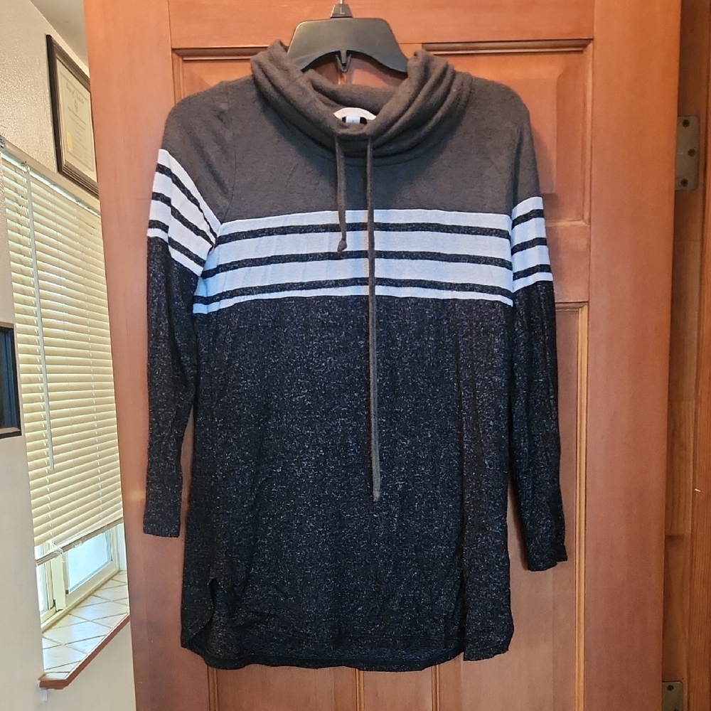 Market & Spruce Soft Cute Long Cowl Neck Sweater